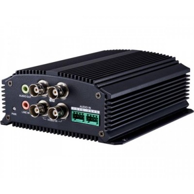 Четырехканальный сетевой кодер Hikvision DS-6704HWI для подключения аналоговых камер