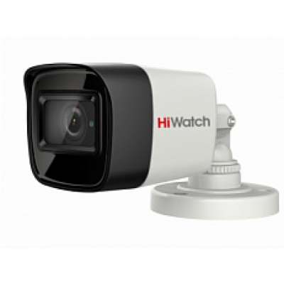 Камера видеонаблюдения аналоговая HiWatch DS-T800(B) (2.8 mm), 2160p, 2.8 мм, белый